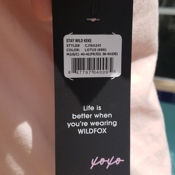 NWT Wildfox Stay Wild Keke Tee in Lotus pink - Picture 9 of 9